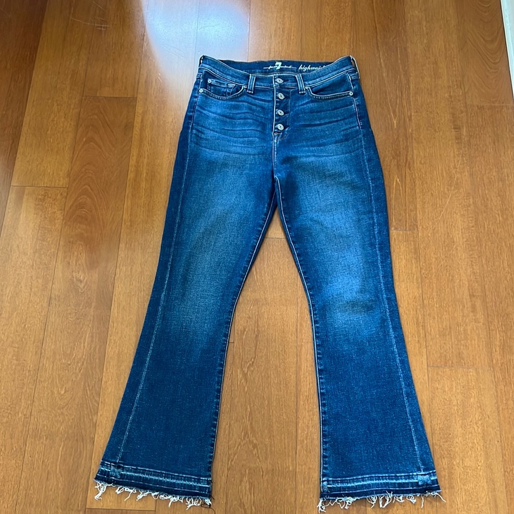 7 Jeans - high waist slim kick